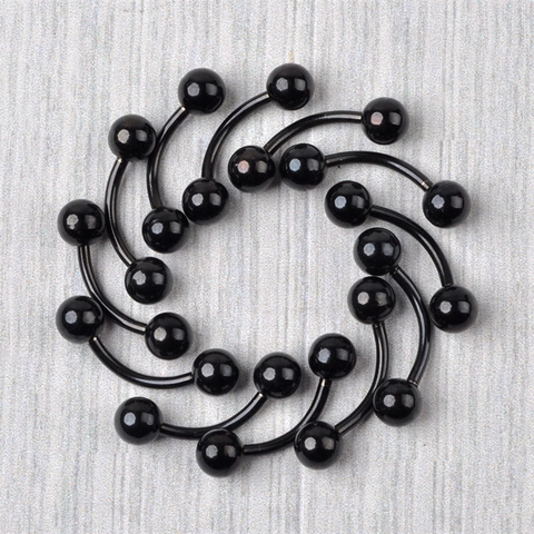 Stainless Steel Body Piercing Jewelry Barbell Labret Horseshoe Circular Ring For Ear Lip Nose Men Women Punk Style