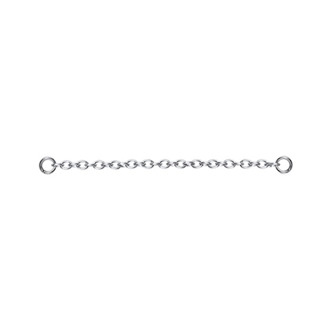 Catena in Metallo Lega per Piercing Naso Gioielli Orecchini Catena di Collegamento Con Anellini Chiusi Fai Da Te Accessori Gioielli