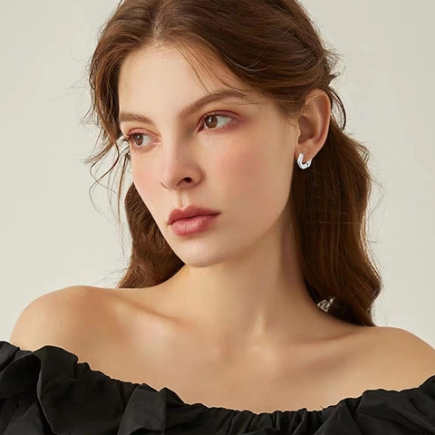 3 Paare Minimalistische Edelstahl Sechseck Ohrringe Set Geometrische Klappohrringe Für Damen Herren Punk Schmuck Geschenk