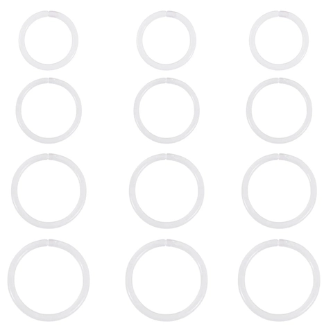 Acrylic Clear Nose Rings Flexible Bioflex Piercing Retainer For Women Men Simple Transparent Body Jewelry Accessories