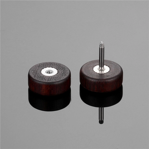Hip Hop Runde Holz Ohrstecker Für Herren Damen Edelstahl Stift Vintage Graviert Stern Blatt Tai Chi Holz Ohrringe Schmuck