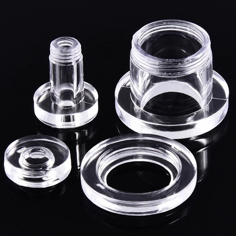 Tunnels d'Oreille en Acrylique à Double Évasement Gauges Tunnels pour Femmes Hommes Couleurs de Bonbons Transparents Bijoux de Piercing 1 Paire