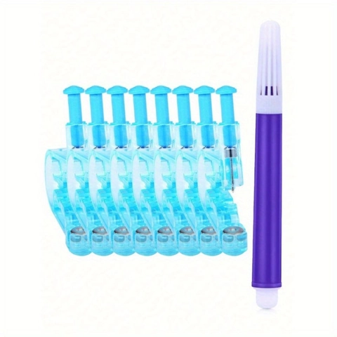 Disposable Ear Piercing Gun And Marking Pen Set Stainless Steel Painless Piercing Tool Kit For Home Salon Unisex Accessory