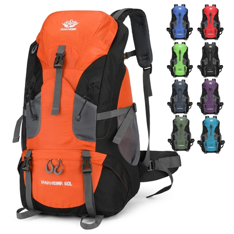 Zaino da Trekking All'aperto di Grande Capacità Impermeabile Leggero per Campeggio Viaggi Unisex Multivani Borsa Sportiva