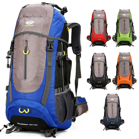Professionele Waterdichte Wandelrugzak Grote Capaciteit Outdoor Wandelen Trekking Reistas Met Ademend Draagsysteem