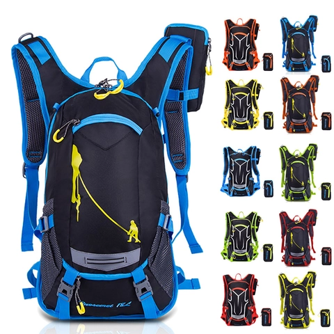 Zaino Professionale da Ciclismo per Esterno Impermeabile Leggero Sportivo Con Strisce Riflettenti Per Escursionismo Arrampicata