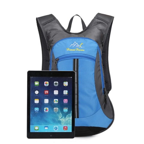 Mochila Ligera de Ciclismo Nailon Impermeable Deportes al Aire Libre Senderismo Con Tiras Reflectantes Correas de Hombro de Malla Transpirable