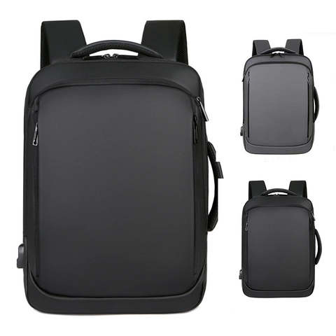 Professional Business Laptop Backpack For Men Women Large Capacity Waterproof Travel Daypack With USB Charging Port Fits Laptop Computer Bookbag Office College