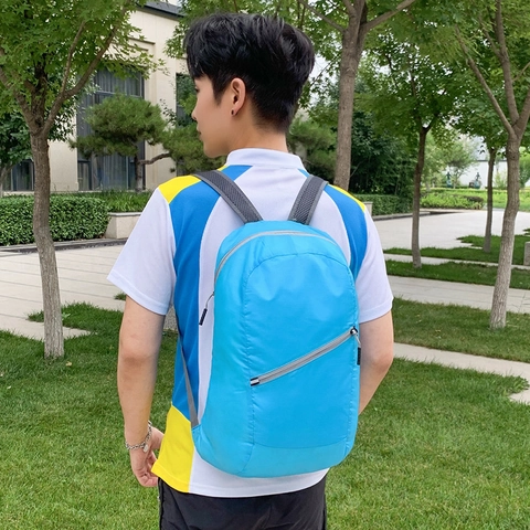 Ultra Lightweight Foldable Outdoor Backpack Water Resistant Portable Travel Daypack For Hiking Camping Sport Unisex Skin Bag