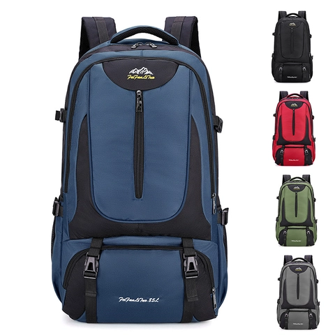 Large Capacity Outdoor Hiking Backpack Waterproof Travel Rucksack For Men Women Camping Trekking Sports Daypack