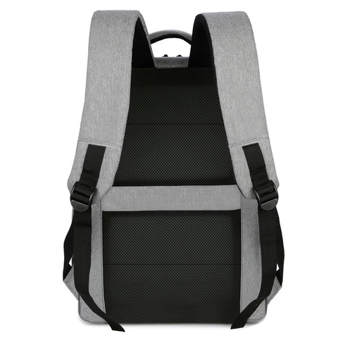 Business Laptop Rucksack Mit USB Ladeanschluss Wasserdichtes Oxford Gewebe Für 15.6 Zoll Laptop Reise Pendeln Unisex Rucksack