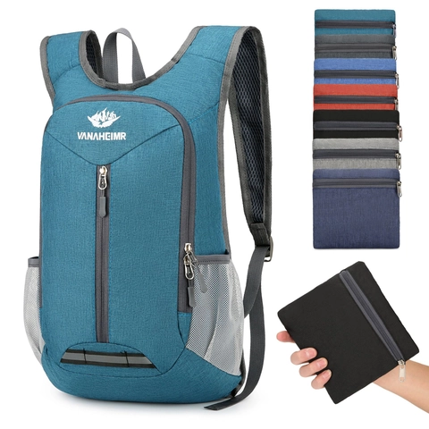 Lightweight Foldable Hiking Backpack For Men Women Outdoor Sports Traveling Cycling Wear Resistant Waterproof Daypack