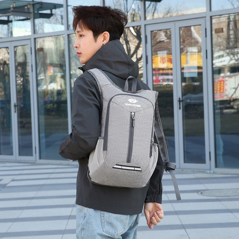 Lightweight Foldable Hiking Backpack For Men Women Outdoor Sports Traveling Cycling Wear Resistant Waterproof Daypack