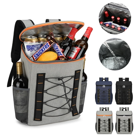 Mochila Isotérmica de Gran Capacidad Tela Oxford Impermeable Bolsa Térmica de Almuerzo Para Picnic Al Aire Libre Camping Viaje Unisex