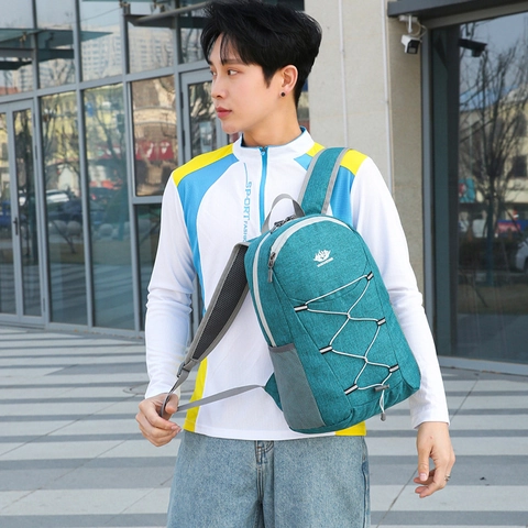 Lightweight Foldable Outdoor Backpack Water Repellent Nylon Hiking Cycling Travel Bag Large Capacity Portable Sports Daypack