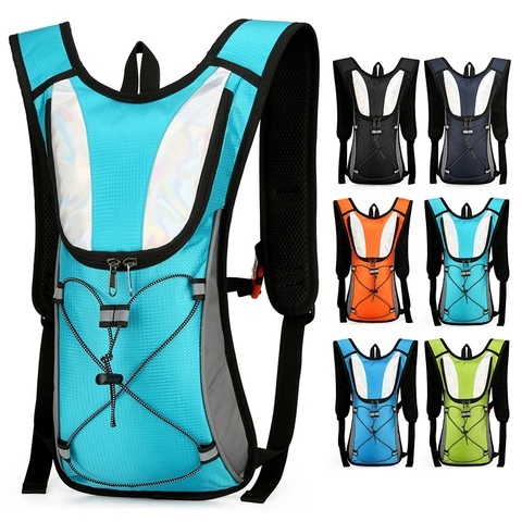Lightweight Waterproof Hydration Backpack With Reflective Safety Strip For Cycling Running Hiking Outdoor Sport Backpack Men Women