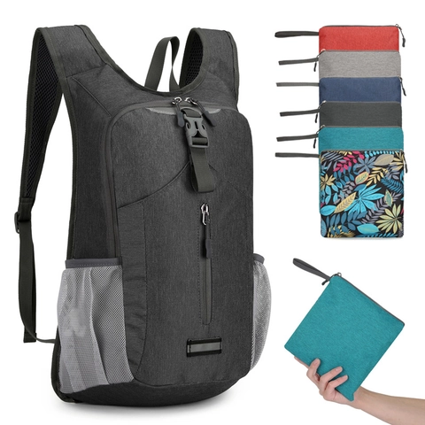 Leichter Faltbarer Outdoor Rucksack Aus Strapazierfähigem Oxford Stoff Großes Fassungsvermögen Wasserdichter Wanderrucksack Für Herren Damen