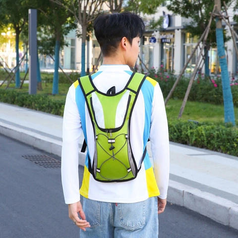Lightweight Waterproof Hydration Backpack With Reflective Safety Strip For Cycling Running Hiking Outdoor Sport Backpack Men Women