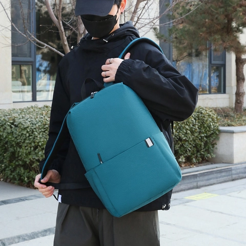 Leichter Oxford Gewebe Rucksack Für Herren Damen Einfache Mode Große Kapazität Reise Schultasche Mit Reflexstreifen Business Daypack