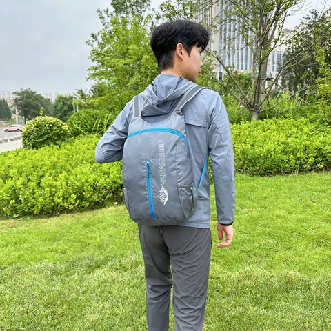 Lightweight Foldable Waterproof Nylon Outdoor Sports Backpack For Men Women Hiking Cycling Travel Daypack