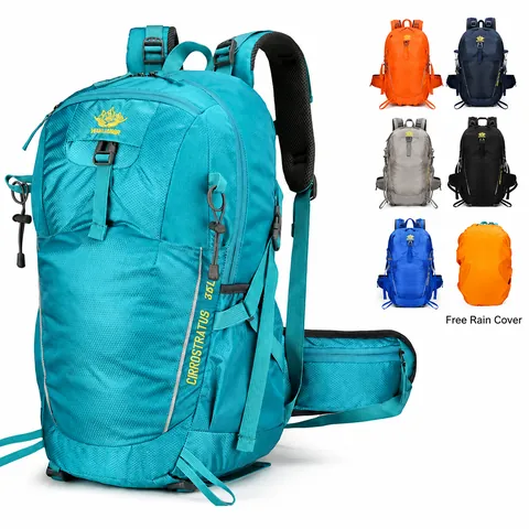 Professional Outdoor Hiking Backpack Large Capacity Waterproof Nylon Camping Travel Daypack For Men Women Sport Bag