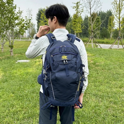 Professional Outdoor Hiking Backpack Large Capacity Waterproof Nylon Camping Travel Daypack For Men Women Sport Bag