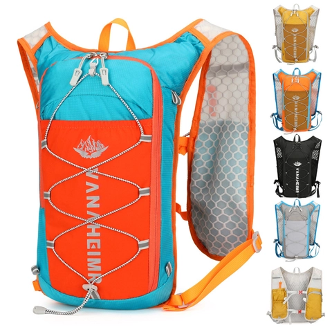 Zaino a Gilet per Idratazione Leggero Borsa da Corsa Off-Road Professionale Per Maratona Ciclismo Escursionismo Gilet Sportivo All'Aperto Idrorepellente