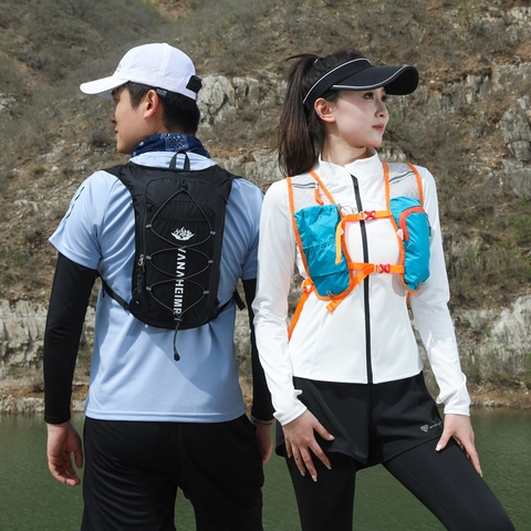 Zaino a Gilet per Idratazione Leggero Borsa da Corsa Off-Road Professionale Per Maratona Ciclismo Escursionismo Gilet Sportivo All'Aperto Idrorepellente