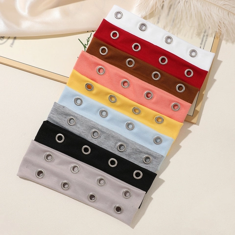 Diadema Elástica de Poliéster Estilo Punk Con Ojetes Metálicos Unisex Deporte Moda Banda para el Cabello Decorativa