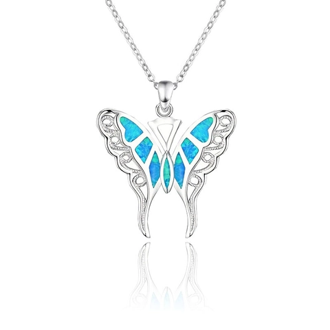 Nischen Design Schmetterling Anhänger Halskette Zinklegierung Schlüsselbein Kette Emaille Flügel Damen Schmuck Geschenk