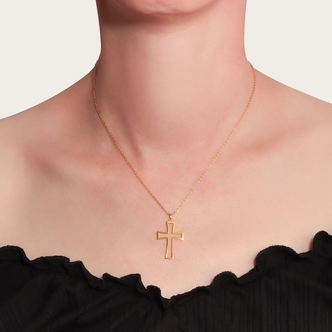 925 Sterling Silver Cross Necklace With Heart Zirconia Pendant Celtic Knot Rose Flower Design Adjustable Chain Jewelry For Women