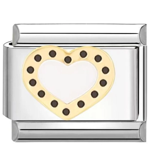 Stainless Steel Italian Charm Links For Modular Bracelet DIY Jewelry Enamel Heart Animal Food Charms Personalized Accessories Men Women