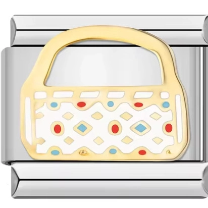 Maillons de Bracelet à Breloques Italiens en Acier Inoxydable Modulaire DIY Cœur Couronne Mauvais Œil Avion Bijoux pour Femmes Hommes