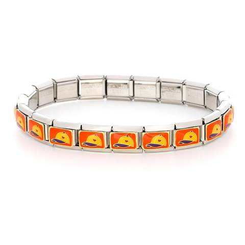 Bracciale Italian Charm in Acciaio Inossidabile Maglia Tema Sportivo Modulare DIY Gioielli Bowling Golf Tennis Maglia per Uomo Donna