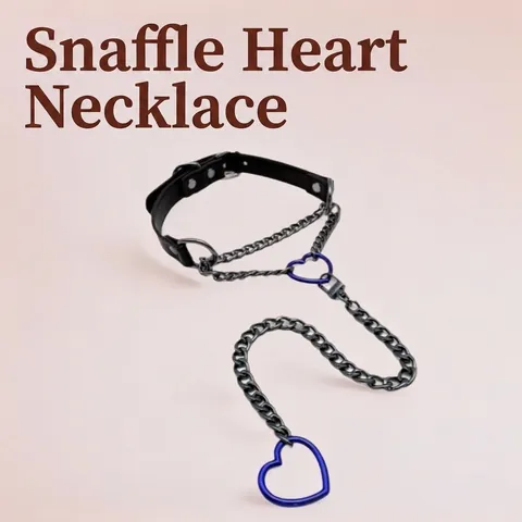 Punk Gothic Black PU Leather Heart Metal Chain Choker Necklace For Women Adjustable Rock Hip Hop Body Jewelry Accessory