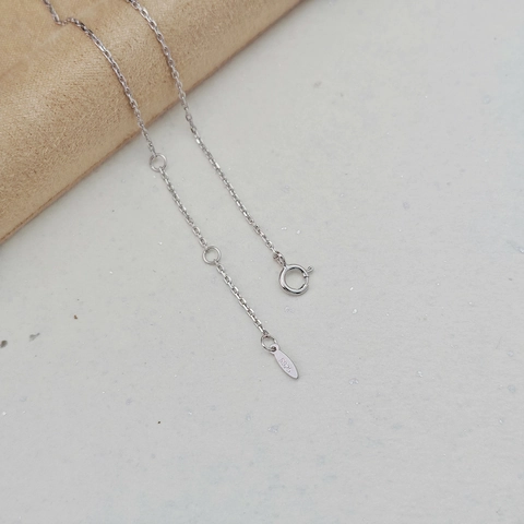 S925 Sterling Silver Adjustable Necklace Chain Spring Clasp Toggle Link Chain For Women Men DIY Jewelry Making Accessories Gift