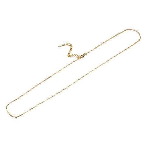 Minimalist 925 Sterling Silver Chain Necklace For Women Gold Platinum Plated Adjustable Thin Cross Chain O-Chain Jewelry Accessory Gift