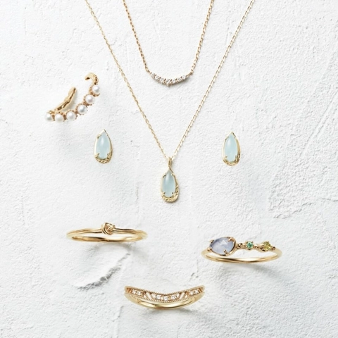 Pendientes de Botón de Plata de Ley 925 Chapados en Oro de 14K con Aguamarina Natural para Mujer Pendientes de Gota de Gema