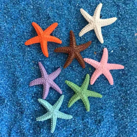 Realistic Resin Starfish Mediterranean Style Aquarium Decorations For Fish Tank Micro Landscape Ornaments Home Decor