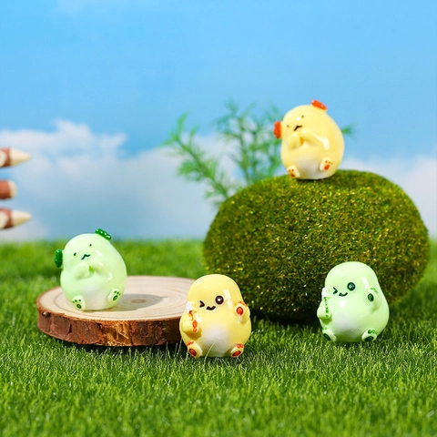 Miniature Dragon Figurine Resin Cute Cartoon Monster Statue For Micro Landscape Gardening DIY Desktop Decoration Set