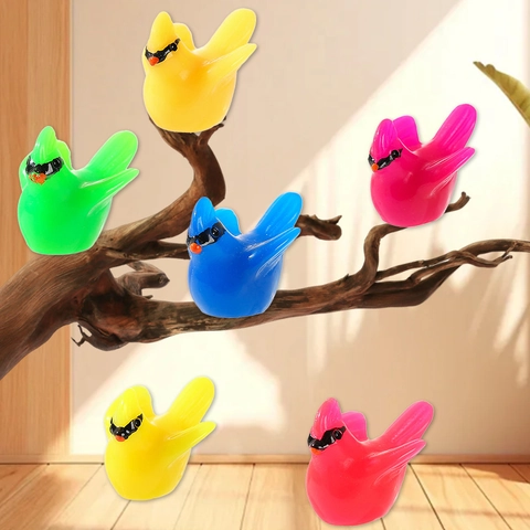 Miniature Resin Hummingbird Figurines Colorful Bird Statues For DIY Moss Micro Landscape Garden Home Decor Accents Small Animal Ornament