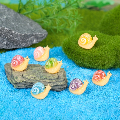 Miniature Resin Frog Snail Bamboo Shoot Figurines For DIY Fairy Garden Succulent Pots Micro Landscape Home Desk Decor Ornaments