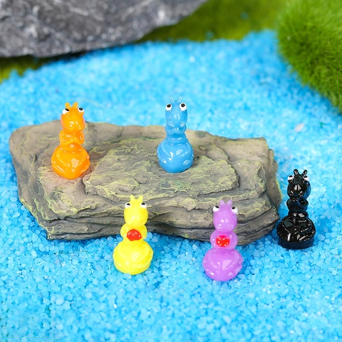 Miniature Resin Frog Snail Bamboo Shoot Figurines For DIY Fairy Garden Succulent Pots Micro Landscape Home Desk Decor Ornaments