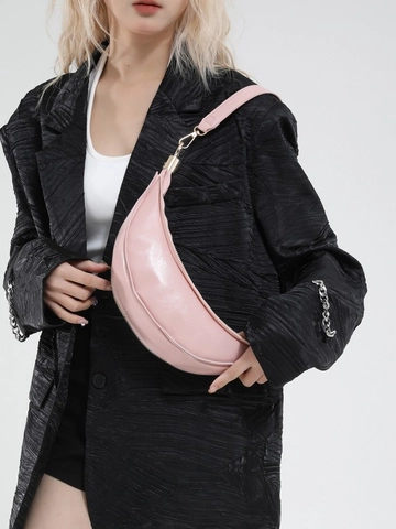 Dames Minimalistische PU Leer Crescent Hobo Tas Effen Kleur Camouflage Schoudertas Crossbodytas Ritssluiting Gouden Hardware