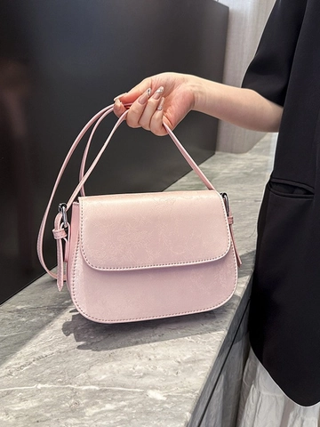 Borsa a Tracolla da Donna in Pelle PU Con Motivo Floreale Goffrato Piccola Borsa a Tracolla Quadrata Vintage Minimalista