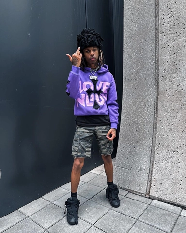 Women Gothic Cross Hooded Sweatshirt Oversized Streetwear Pullover Artistic Letter Print Soft Blend Fabric Casual Hoodie