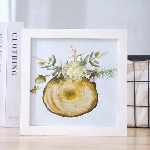 Nordischer Quadratischer Fotorahmen Aus Massivem Kiefernholz Modern Minimalistisch Wandbehang Tischkunst Dekor Bilderrahmen Für Zuhause Büro