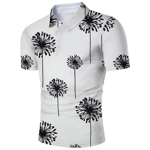 Polo Décontracté Homme Impression Numérique 3D Manches Courtes Col Rabattu Fashion Streetwear T-Shirt Top Pour L'été Quotidien