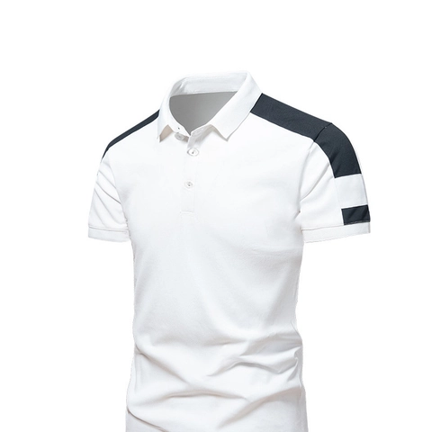 Ανδρικό Business Casual Μπλουζάκι Polo Κοντό Μανίκι Αναπνεύσιμο Πολυεστέρας Color Block Γιακάς Μοντέρνο Καλοκαιρινό Τοπ για Άνδρες