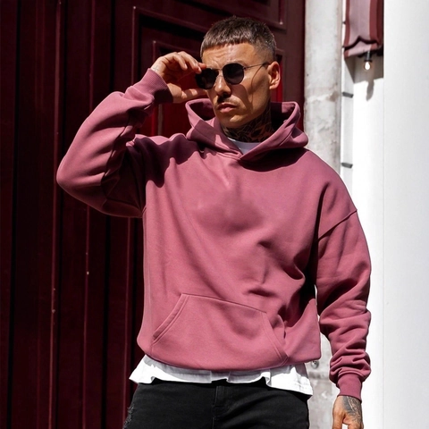 Sweat à Capuche Décontracté pour Hommes Pullover Ample Streetwear Avec Lettre Motif Floral Imprimé Graphique Manches Longues
